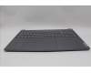 Lenovo 5CB1N62222 C-Cover with keyboard, Bulgarian, Luna Grey, w/puresight pro logo, UK