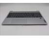 Lenovo 5CB1N65004 C-Cover with keyboard, Greek, Cloud Grey, Backlight, Fingerprint, US
