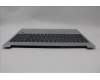 Lenovo 5CB1N65010 C-Cover with keyboard, Hebrew, Cloud Grey, Backlight, Fingerprint, US