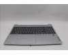 Lenovo 5CB1N65014 C-Cover with keyboard, Italian, Cloud Grey, Backlight, Fingerprint, UK