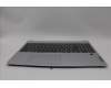 Lenovo 5CB1N78872 C-Cover with keyboard, French, Cloud Grey, Backlight, Fingerprint, US