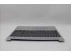 Lenovo 5CB1N78902 C-Cover with keyboard, Nordic, Cloud Grey, Backlight, Non-Fingerprint, UK
