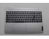 Lenovo 5CB1N78965 C-Cover with keyboard, German, Cloud Grey, Non-Backlight, Non-Fingerprint, UK