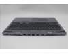 Lenovo 5CB1N84671 C-Cover with keyboard, Bulgarian, Luna Grey, Backlight, UK