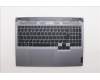 Lenovo 5CB1N84690 C-Cover with keyboard, Portuguese, Luna Grey, RGB Backlight, UK