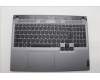 Lenovo 5CB1N84694 C-Cover with keyboard, French, Luna Grey, RGB Backlight, US