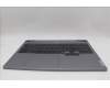Lenovo 5CB1N84702 C-Cover with keyboard, Bulgarian, Luna Grey, RGB Backlight, UK