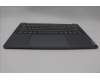 Lenovo 5CB1N90781 C-Cover with keyboard, Hungarian, Luna Grey, w/puresight pro logo, UK