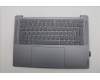 Lenovo 5CB1N90793 C-Cover with keyboard, Nordic, Luna Grey, w/puresight pro logo, UK