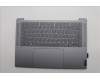 Lenovo 5CB1N90804 C-Cover with keyboard, Switzerland, Luna Grey, UK