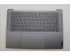 Lenovo 5CB1N90811 C-Cover with keyboard, UK English, Luna Grey, w/puresight pro logo, UK