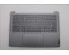 Lenovo 5CB1N90820 C-Cover with keyboard, Belgian, Arctic Grey, UK