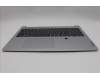 Lenovo 5CB1N90969 C-Cover with keyboard, US English Euro, Cloud Grey, Backlight, Fingerprint, US