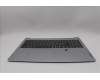 Lenovo 5CB1N90979 C-Cover with keyboard, Spanish, Cloud Grey, Backlight, Fingerprint, UK