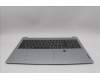 Lenovo 5CB1N90992 C-Cover with keyboard, Switzerland, Cloud Grey, Backlight, Fingerprint, UK