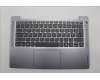 Lenovo 5CB1N94677 C-Cover with keyboard, German, Arctic Grey, Non-Backlight, UK