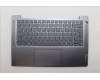 Lenovo 5CB1N94804 C-Cover with keyboard, Portuguese, Arctic Grey, Backlight, UK