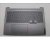 Lenovo 5CB1N95021 C-Cover with keyboard, UK English, Arctic Grey, UK