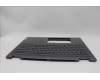 Lenovo 5CB1N95150 C-Cover with keyboard, US English Euro, Storm Grey, FingerPrint, US