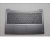 Lenovo 5CB1N95274 C-Cover with keyboard, Italian, Arctic Grey, Backlight, Fingerprint, UK