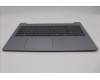 Lenovo 5CB1N95305 C-Cover with keyboard, Italian, Arctic Grey, Backlight, UK