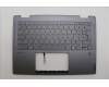 Lenovo 5CB1N95760 C-Cover with keyboard, Italian, Storm Grey, FingerPrint, UK