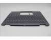 Lenovo 5CB1N95782 C-Cover with keyboard, Belgian, Storm Grey, FingerPrint, UK