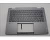 Lenovo 5CB1N96890 C-Cover with keyboard, Nordic, Arctic Grey, Non-FingerPrint, UK