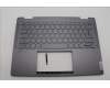 Lenovo 5CB1N97653 C-Cover with keyboard, Spanish, Storm Grey, Non-Fingerprint, UK