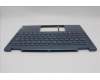 Lenovo 5CB1P00286 C-Cover with keyboard, German, Tidal Teal, Non-Fingerprint, UK