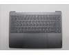 Lenovo 5CB1P00320 C-Cover with keyboard, German, Luna Grey, UK