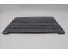 Lenovo 5CB1P00320 C-Cover with keyboard, German, Luna Grey, UK