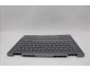 Lenovo 5CB1P00579 C-Cover with keyboard, Hebrew, Luna Grey, Backlight, US