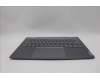 Lenovo 5CB1P00585 C-Cover with keyboard, Slovenian, Luna Grey, Backlight, UK