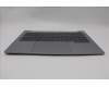 Lenovo 5CB1P00835 C-Cover with keyboard, Spanish, Arctic Grey, Backlight, UK