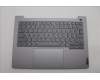 Lenovo 5CB1P00894 C-Cover with keyboard, Russian, Arctic Grey, Backlight, US