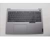 Lenovo 5CB1P00966 C-Cover with keyboard, Belgian, Arctic Grey, UK