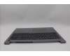 Lenovo 5CB1P00966 C-Cover with keyboard, Belgian, Arctic Grey, UK