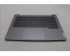 Lenovo 5CB1P01141 C-Cover with keyboard, Spanish, Arctic Grey, Backlight, UK