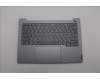 Lenovo 5CB1P01147 C-Cover with keyboard, Ukraine, Arctic Grey, Backlight, US
