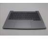 Lenovo 5CB1P01147 C-Cover with keyboard, Ukraine, Arctic Grey, Backlight, US