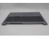 Lenovo 5CB1P01370 C-Cover with keyboard, Greek, Arctic Grey, Backlight, US