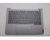 Lenovo 5CB1P27047 C-Cover with keyboard, Belgian, Arctic Grey, Backlight, UK