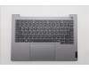 Lenovo 5CB1P31077 C-Cover with keyboard, US English Euro, Arctic Grey, US