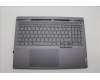 Lenovo 5CB1P31178 C-Cover with keyboard, Belgian, Storm Grey, w/Screw, UK