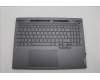 Lenovo 5CB1P31186 C-Cover with keyboard, French, Storm Grey, w/Screw, US
