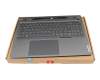 5CB1P31188 original Lenovo keyboard incl. topcase DE (german) grey/grey with backlight