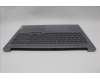 Lenovo 5CB1P31526 C-Cover with keyboard, English, Arctic Grey, US