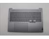 Lenovo 5CB1P31531 C-Cover with keyboard, German, Arctic Grey, UK