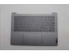 Lenovo 5CB1P31558 C-Cover with keyboard, US English Euro, Arctic Grey, US